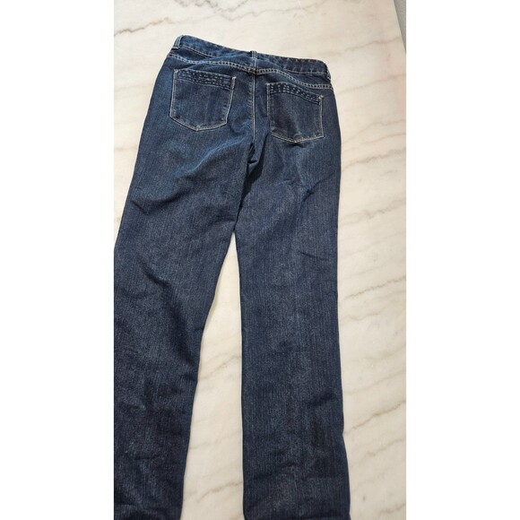 Natural Reflection Blue Dark Wash Skinny Stretch Denim Woman Jeans Size 6 - Picture 3 of 11